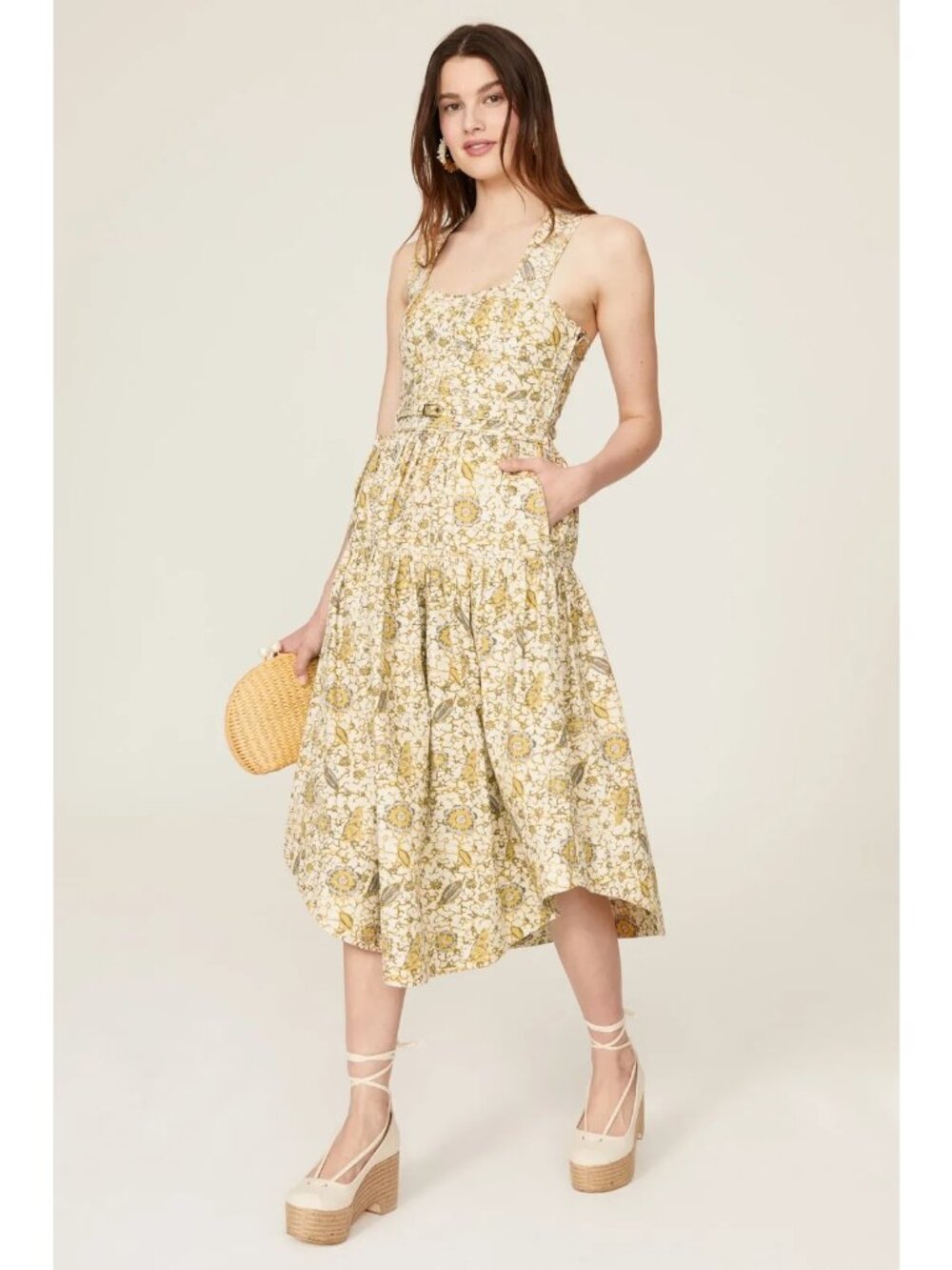 R-83.  Ulla Johnson Enzo Floral Dress